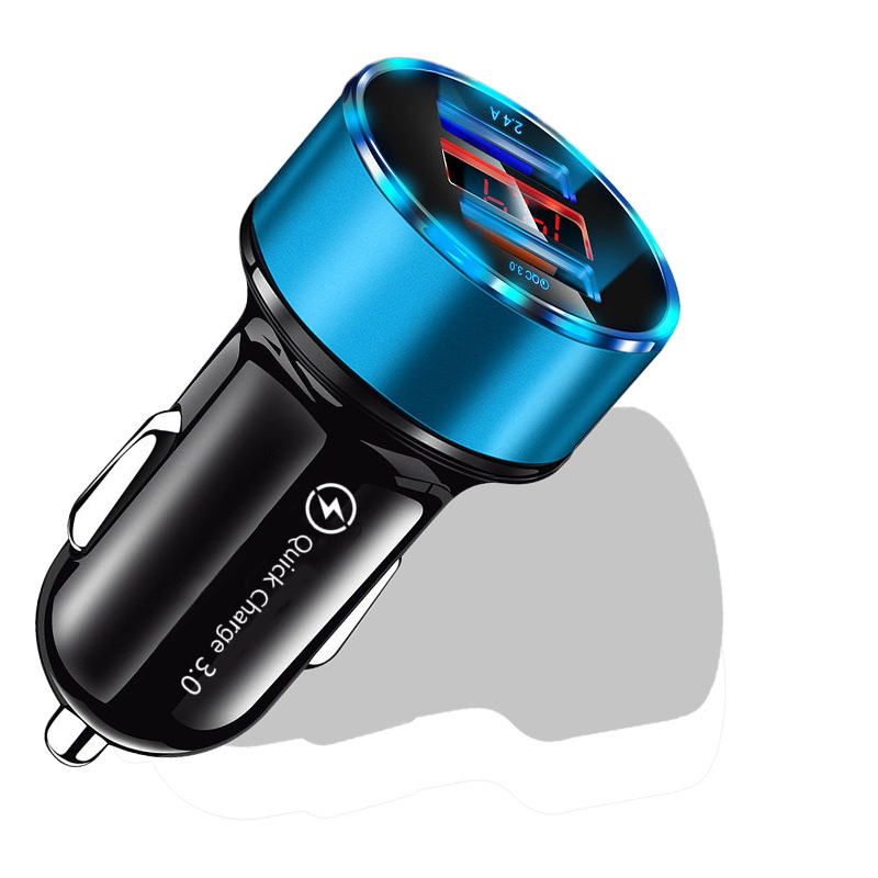 Laadija Qucik Car Charge 3.0 autolaadija QC3.0 30W USB kiirlaadimisadapter iPhone 11 Samsung Phone Charge QC jaoks_voghion.com