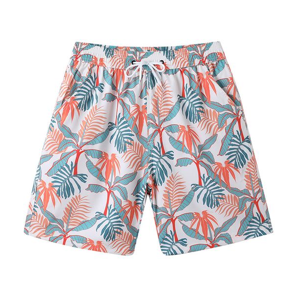 New Men's Swim Trunks Unique Print, Vacation Style, Quick-Dry Beach Shorts With Adjustable Size And Convenient Pocket_voghion.com