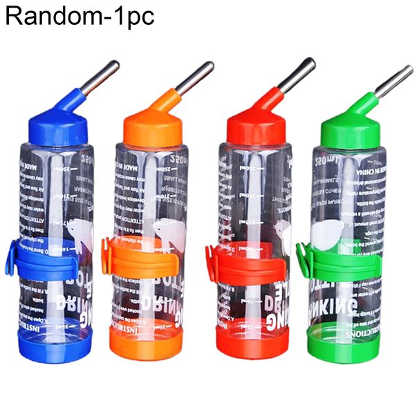 Guangying 250ML Pet Drink Stainless Steel Automatic Water Fountain Bottle Rabbit Hamster_voghion.com