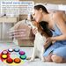 Dog Toys Voice Recordable Talking Button For Communication Pet Training Buzze Intelligence Toy_voghion.com
