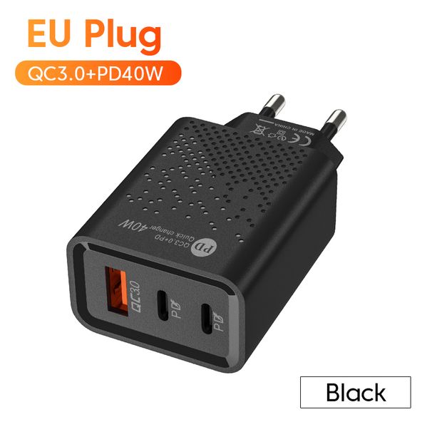 USB 60W Charger PD Mobile Charger for iPhone USB C Quick Charger C-type Quick Charger 3.0 Mobile Portable Char -type har_voghion.com