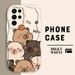 Αστεία χαριτωμένη θήκη τηλεφώνου Capybara για Samsung Galaxy S20 FE S23 FE S22 Plus S24 S25 Ultra S21 S23 S25 Ultra S25 Plus μαλακή θήκη_voghion.com