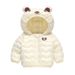 Jaqueta infantil leve com estampa de urso - Casaco de inverno macio e quente para crianças pequenas (80-120 cm) - Lavável à máquina com capuz em várias cores_voghion.com