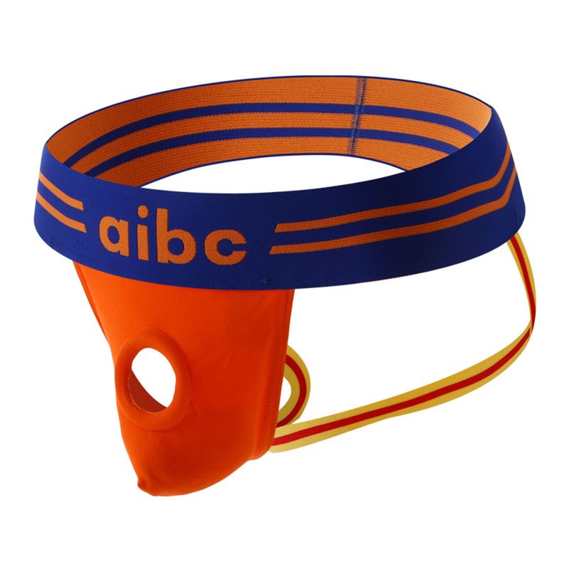 CLEVER-MENMODE Sexy Men's Jockstrap Hollow Out Thong  Hole Silicone O Ring Underwear Low Rise Panties Underpants Adult_voghion.com