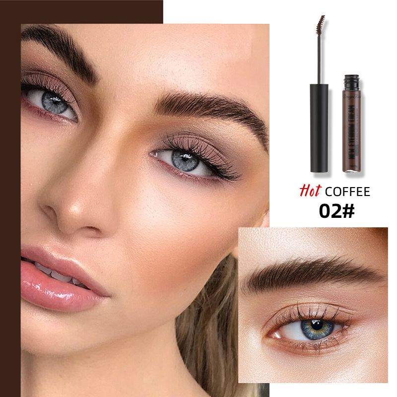 Transparante wenkbrauwfixerende gel - waterdicht, zweetbestendig en langdurig, ideaal voor beginners, kleurloze wenkbrauwmascara_voghion.com