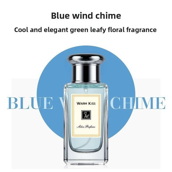 Klassisches blaues Windspiel-Unisex-Parfüm, 50 ml, Pilzkopf, englische Birne und Freesie, lang anhaltender, frischer Duft_voghion.com