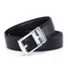 Men's Premium Two-Layer Cowhide Leather Belt - Zinc Alloy Automatic Buckle For Casual Wear_voghion.com
