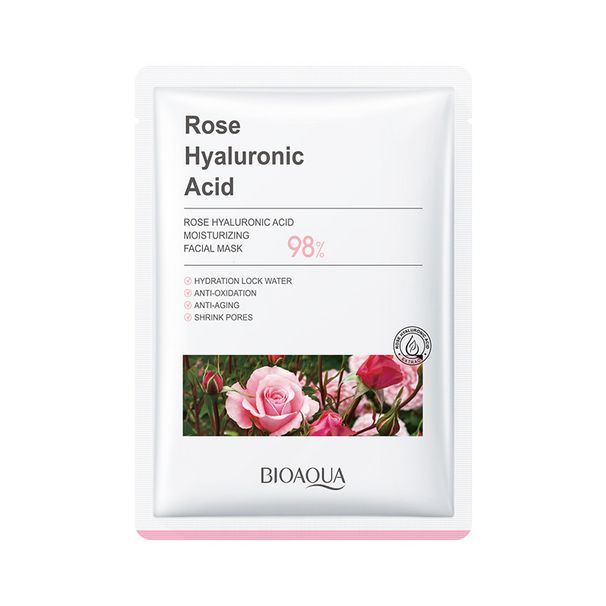 Maschera inglese completa 25 g BIOAOUA Confezione in fogli idratanti e idratanti al miele di riso Oubao_voghion.com