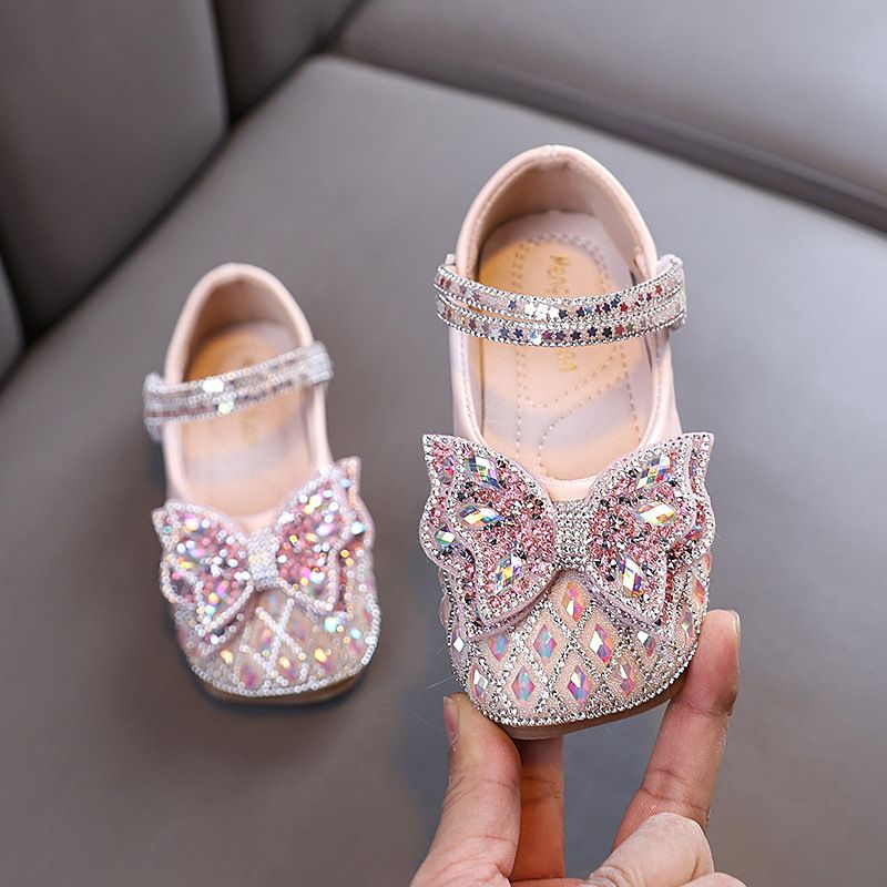 Bebek Kız Kız Kız Prenses Diamond Tek Ayakkabı Ayakkabı Dans Gösteri Ayakkabıları_voghion.com