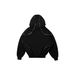 Unisex hoodie met capuchon en rits - Retro streetwear pullover met zakken, losse pasvorm, polyester-spandex mix (zwart, S/M/L/XL)_voghion.com