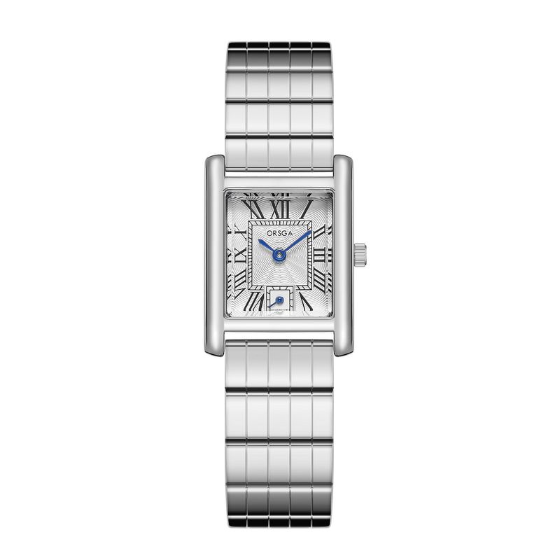 Damen Armbanduhren Quadratische römische Damenuhr Mode Armband Armband Freizeit Business Quarzuhr_voghion.com
