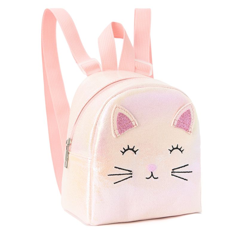 Kinder Mädchen Mini Niedliche Katze Stickerei Rucksack Klassischer Rucksack Geeignet Für Kleine Mädchen Kindergarten Grundschüler Täglich_voghion.com