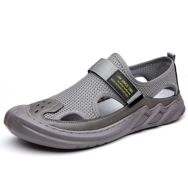 Manufacturer's Sandals Men's Summer New Casual Beach Shoes Mesh Shoes Hole Shoes Hollow Large Size_voghion.com