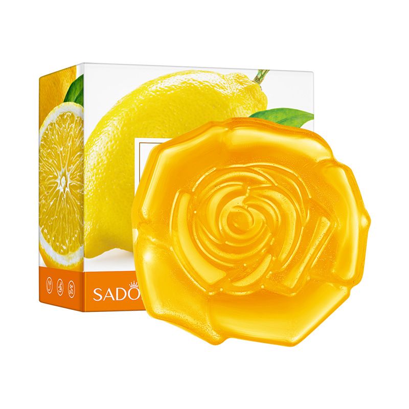 SADOER Natural Lemon Essential Oil Handmade for Cleaning the Body, Universal Soap_voghion.com