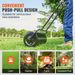 VEVOR Lawn Roller, 13 Gallon Sand/Water Filled Yard Roller, Steel Sod Roller With Easy-turn Plug And U-Shaped Ergonomic Handle For Convenient Push A_voghion.com
