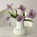 Vases Ins Oil Painting Tulip Artificial Flower Living Room Flower Decoration Furnishings High Grade Vase Ornaments_voghion.com