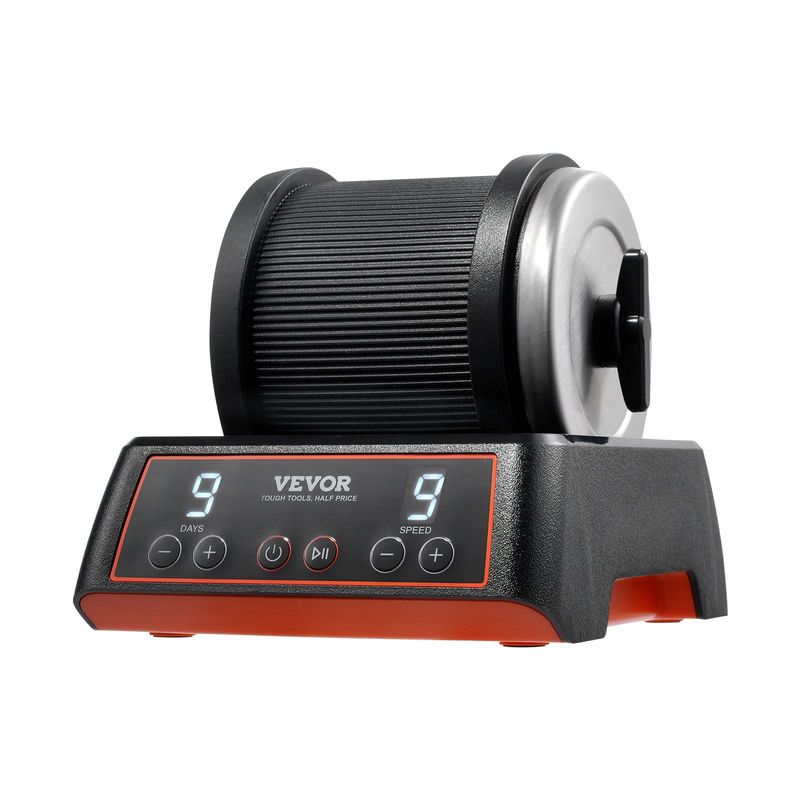 Rock Tumbler Kit 2.5 Lbs Rock Polisher 9 Speeds 9-Day Timer With Grits_voghion.com