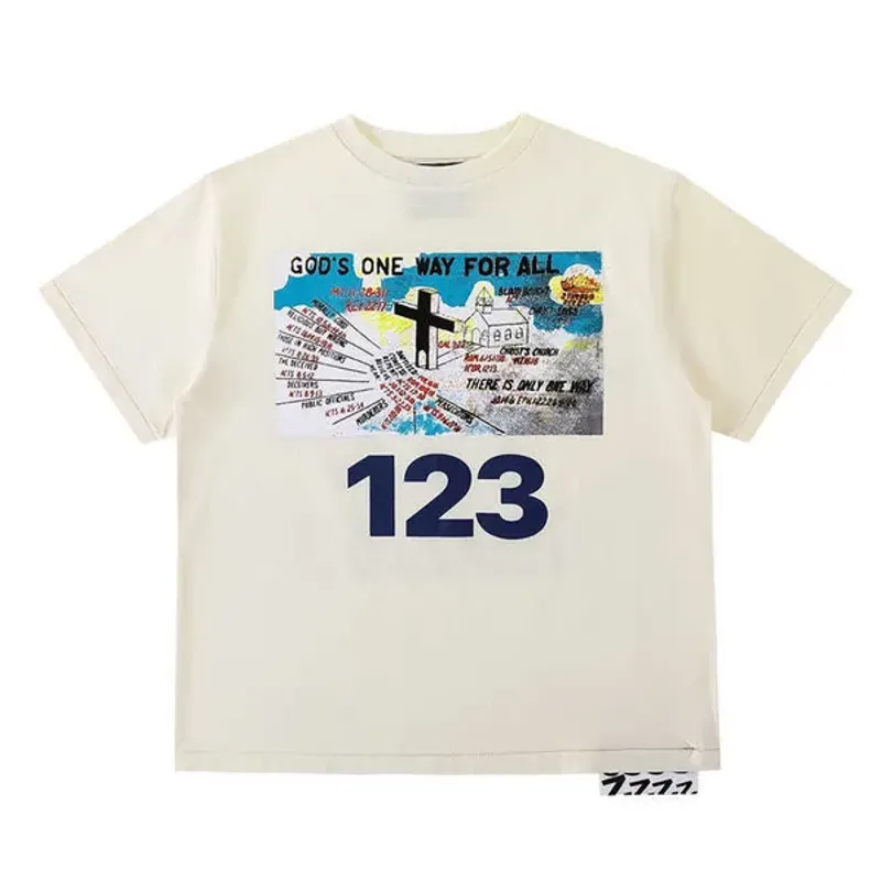 T-shirt da uomo Oversize RRR123 T Shirt Uomo Donna 1 T-shirt di migliore qualità RRR 123 T-shirt con stampa incrociata vintage T221202_voghion.com