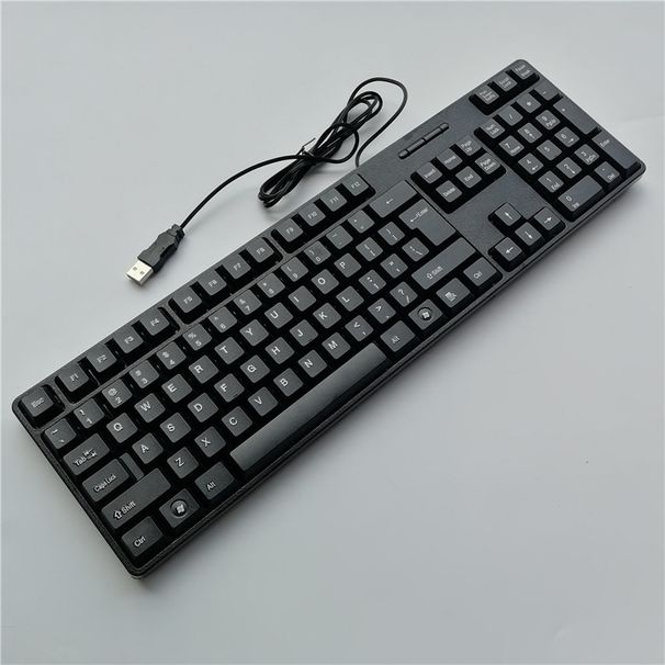 Kabelgebundene Tastatur mit USB-Schnittstelle, Home Office, Business Game, wasserdichter Desktop-All-in-One-Computer, universeller Sonderpreis_voghion.com