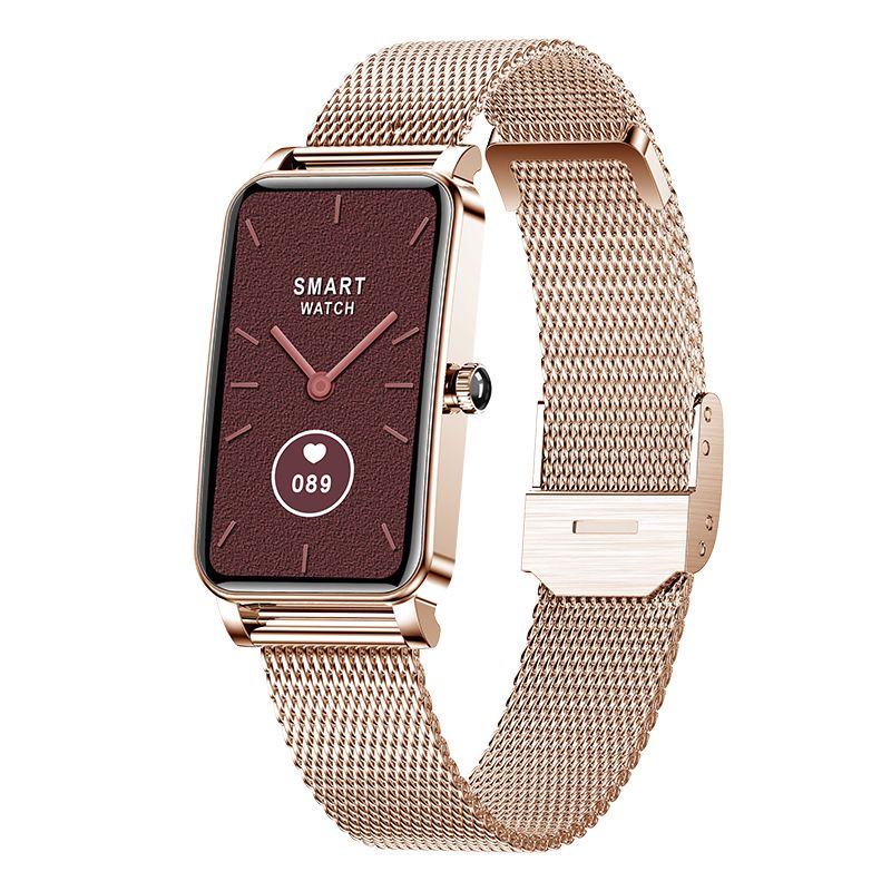 Reloj inteligente para mujer ZX19, compatible con múltiples fronteras. Monitor de frecuencia cardíaca, presión arterial, recordatorio menstrual, esfera multimodo y pantalla táctil reemplazable._voghion.com