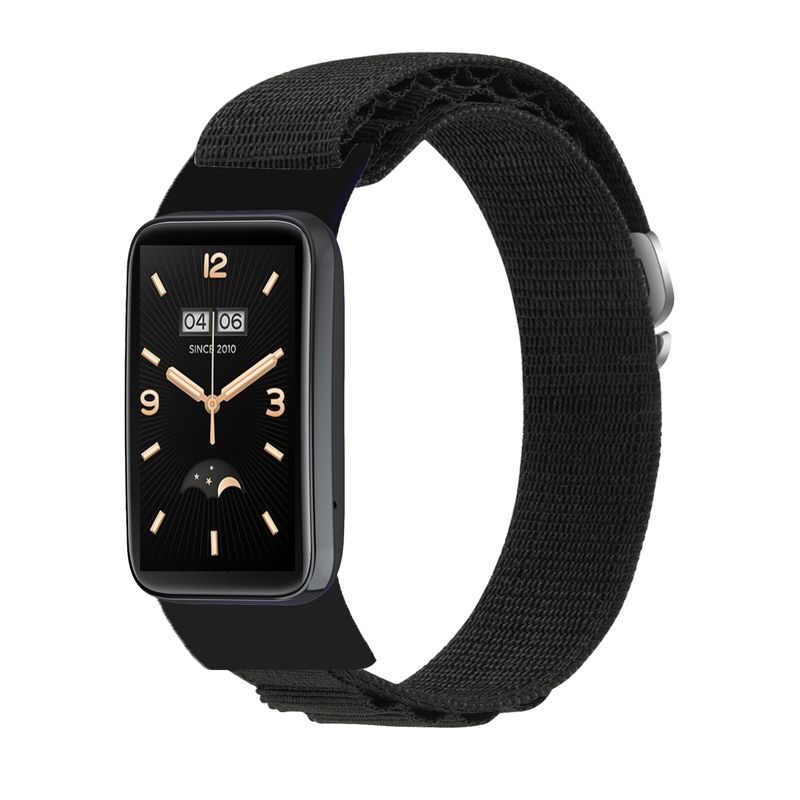 Correa de nailon para reloj Xiaomi Mi Band 7 Pro (negra)_voghion.com