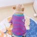 Spring Autumn Winter French Bulldog Striped T-Shirt Sweatshirt Teddy Small Medium Dogs Trendy Corgi Pug Clothes_voghion.com