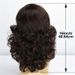 Kairuisi Men's Brown Side Part Medium Long Curly Wig - Heat Resistant Synthetic Hair With Rose Net Cap For Natural Look & Comfort (M1458)_voghion.com