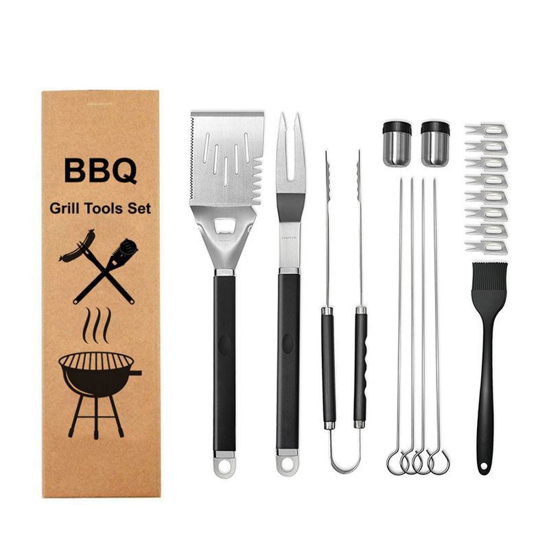 Bahçe Barbekü Aletleri Kamp Barbekü Kombo Seti_voghion.com