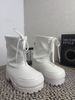 Zees 2025 Winter New Ski Big Toe Snow Waterproof Non-Slip Drawstring Thick Sole Cute Warm Height-Increasing Short Boots For_voghion.com