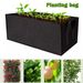 1 st tyg upphöjd trädgårdsbädd fyrkantig trädgårdsblommaväska grönsaksplanteringsväska planteringslåda planteringskruka med handtag för växter_voghion.com