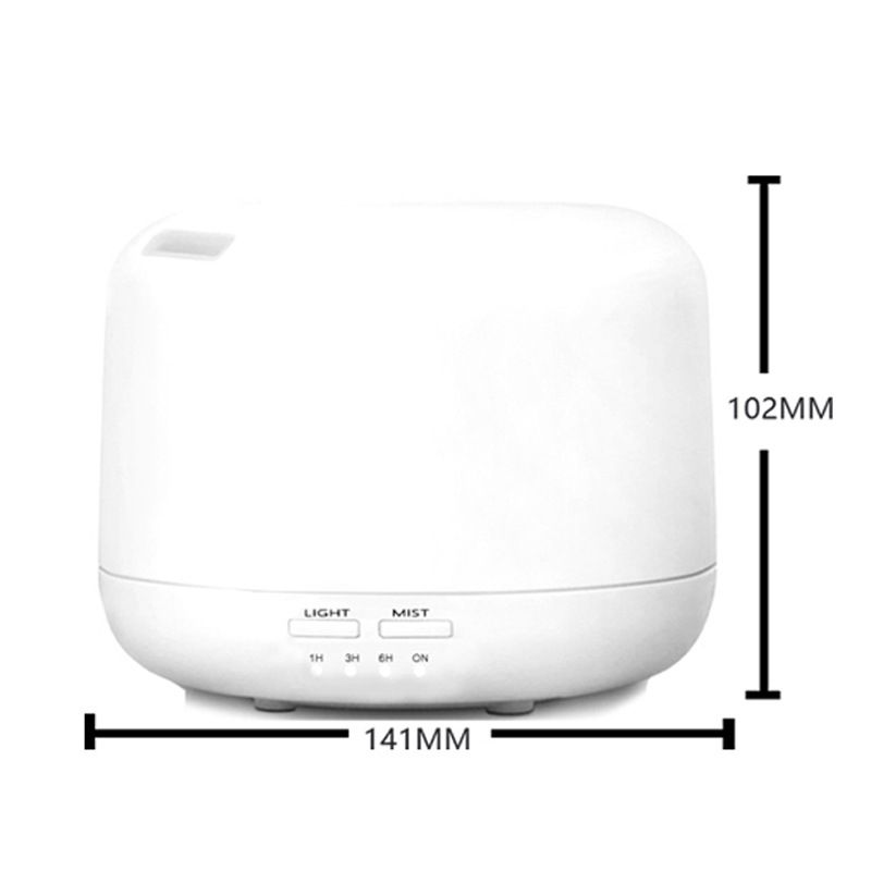 500ML Aroma Diffuser & Humidifier With Night Light, USB-Powered, Quiet Operation, Large Mist Output, Negative Ion Air Purifier For Home_voghion.com