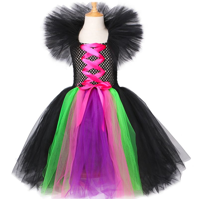 Moeder & Kinderen Descendants 3 jurk meisje cosplay kleding kinderen mesh tutu optreden kostuum_voghion.com