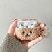 Plush teddy bear suitable 3 cases, 2nd airpods Bluetooth, 3rd generation Pro headphone cover, protective case for women_voghion.com