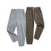 Unisex Retro Joggers – Cotton Twill Tapered Pants With Drawstring & Multi-Pockets_voghion.com