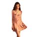 Women's Sleepwears Nightdress Swing Collar Hollow Pure Desire Backless Pajamas Ribbon Deep V Home Clothes Nightdress Women_voghion.com