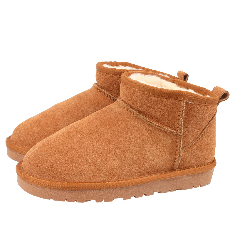 Factory Direct Supply Couples With Snow Boots Warm Sleeve Snow Boots Classic Solid Color Snow Boots Adult Cotton Boots_voghion.com