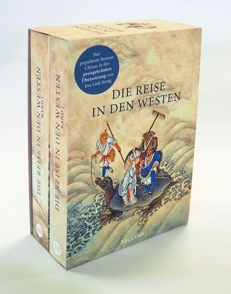 Die Reise in den Westen. Ein klassischer chinesischer Roman: Zwei Bände im Offenen Schuber. Mit 100 Holzschnitten Nach Alten Ausgaben_voghion.com