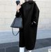 7-color 2024 woolen women's winter style solid color straight tube long coat top_voghion.com