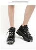 Lederschuhe mit Schnürung im Punk-Stil für Damen_voghion.com