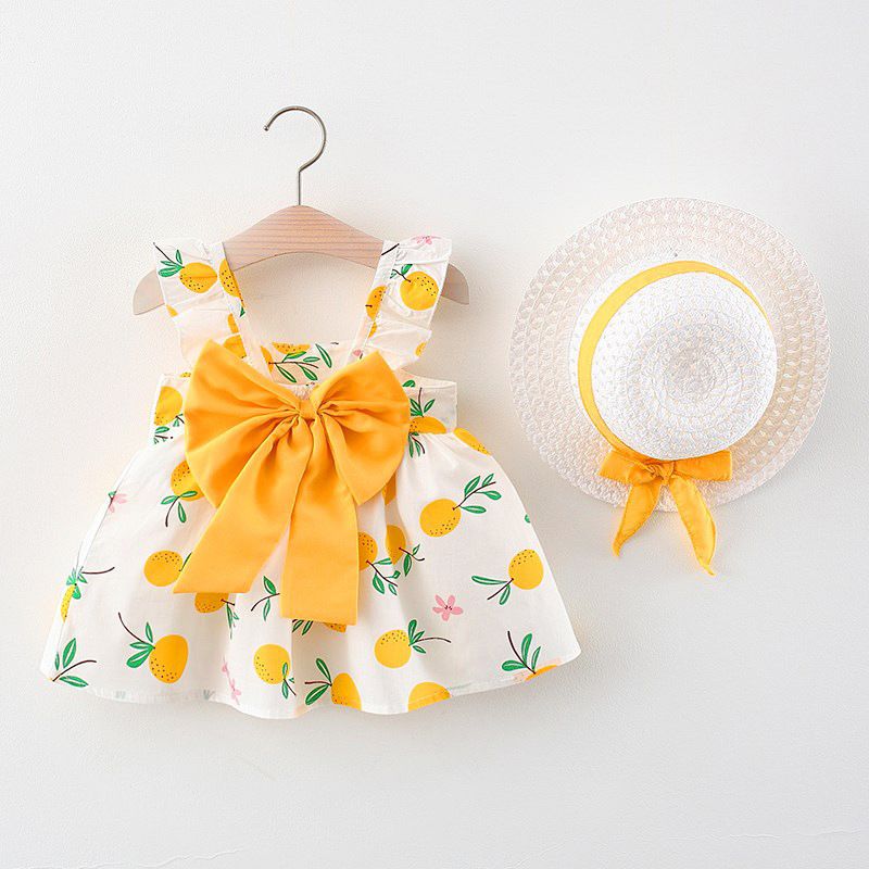 Sommer Ny Prinsesse Hoseholderkjole Baby Bomuldsnederdel Konsignation Børnetøj Heldel Konsignation 1057_voghion.com