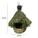 tumu Straw Bird Handmade Woven Bird's Nest Gardening Decoration_voghion.com