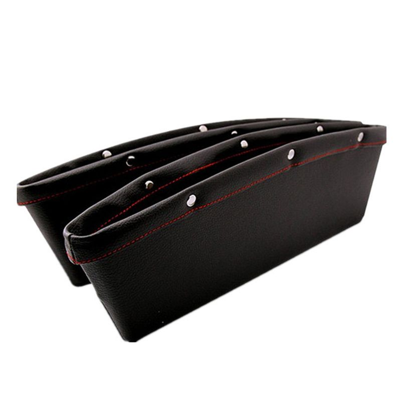 Creative high-end leather chair sewing seat gap plug leak proof box, car interior storage box_voghion.com