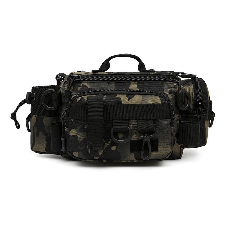 Lure Multifunctional Waist Set Single Shoulder Crossbody Waterproof Gear Fishing Rod Bag_voghion.com