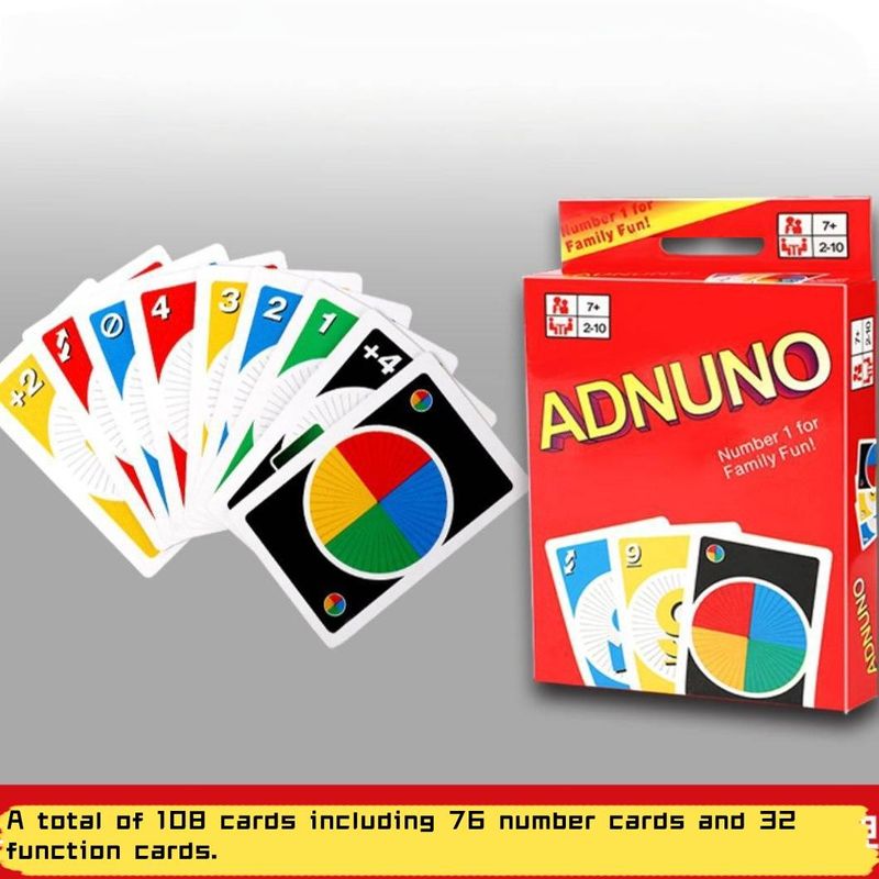 Durak Games UNO Spielkarten Wuno Kartenspiel Tischspiele Casual Party Multiplayer Spiele Reunion Cards Standard Edition_voghion.com