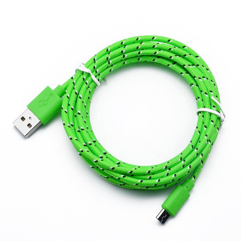 USB cable Micro fast charging nylon synchronous data adapter charger suitable for Huawei Mate10 lite p10 lite p8 p9 lite_voghion.com