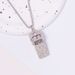 Exquisite Rhinestone Double-layer Whistle Keychain, Metal Crystal Whistle, Car Pendant, Keyring, Small Gift._voghion.com