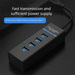 USB 3.0 Hub Adapter For Laptop Desktop Computer HUB One-to-Four Splitter Docking Station_voghion.com