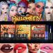 Mattes, nicht haftendes Lipgloss in den Farben Blut, Weiß und Pink, ideal für dunkles Make-up, perfekt für Halloween_voghion.com