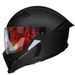3C-Certified Full-Face Motorcycle Helmet – Dual Visor (Clear/Tinted/Chrome), ABS Shell, 8 Colorways & 4 Sizes For Urban Commuters_voghion.com
