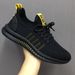 Single net optional men's fashion shoes simple trend men's sports leisure running lazy shoes_voghion.com
